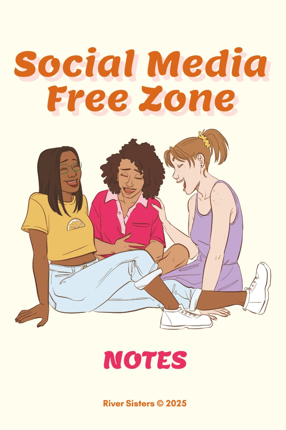 drawing of three women: one Black, one woman of color, one white.
